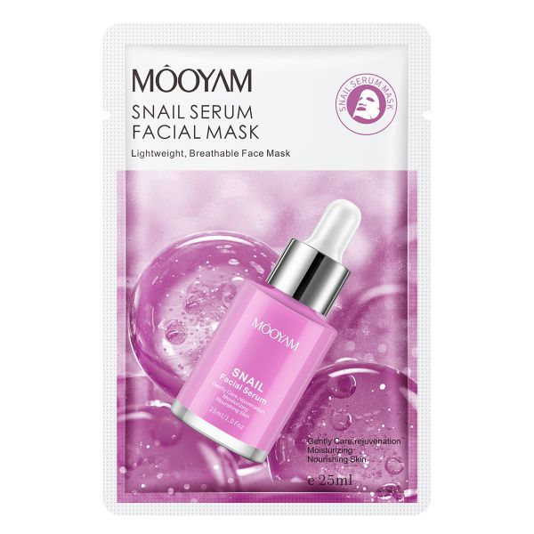 Sheet mask with snail mucin serum MOOYAM.(13317)